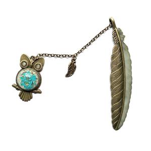 ที่คั่นหนังสือโลหะแนวเรโทรหางนางเงือกของเด็กผู้หญิง,เครื่องเขียนแนวใหม่อุปกรณ์การเรียนแปลกใหม่ที่คั่นหนังสือรูปนกฮูกเรืองแสงแนวสร้างสรรค์ - Product Image 2