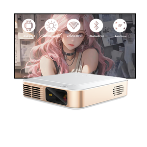 Portable Smart 4K LED Android <b>Projector</b> High Brightness Dual-Band <b>WiFi</b> Home Outdoor Battery Charged 1080p S-230Pro Project - Product Image 3