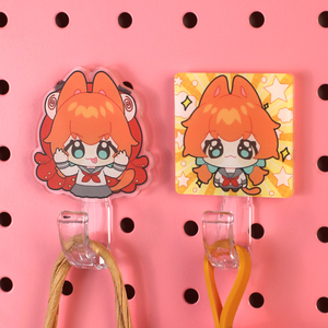 Vograce 2025 New Arrival Transparent Hooks Custom Cute Anime Acrylic Hooks