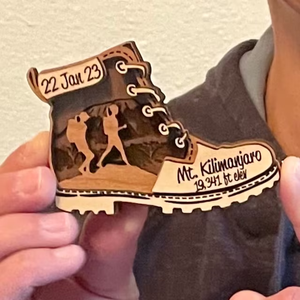 Fabrication sur mesure d'engrenages de <span class=keywords><strong>vélo</strong></span>, d'étiquettes pour chaussures de randonnée, de cadeaux en bois et en acrylique pour la décoration de réfrigérateur - Product Image 5