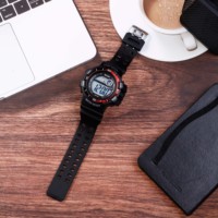 Galvanisierte Kreisuhr für draußen elektronische Uhr multifunktionale wasserdichte Uhr Countdown Studenten-Sportuhr