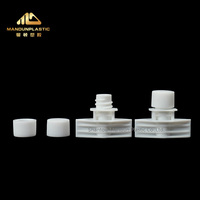 Mandun Capuchon de bec en plastique de 5.5mm avec espace pour sac de bec de poche de sachet de crème et de shampooing
