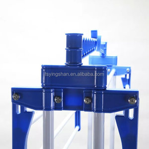 Secador de toallas de baño independiente de tres capas, estante para toallas de baño, estante con ruedas, ropa, pulverización Simple de Metal - Product Image 3