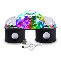 Lampe de table LED RGB WTD-001 en promotion, lampe musicale boule magique moderne rechargeable Bluetooth avec cordon USB et télécommande, nouveautés