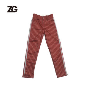 Custom Printing Honkbal Truien Jeugd Krijtstreep Competitie Honkbal Uniform - Product Image 3