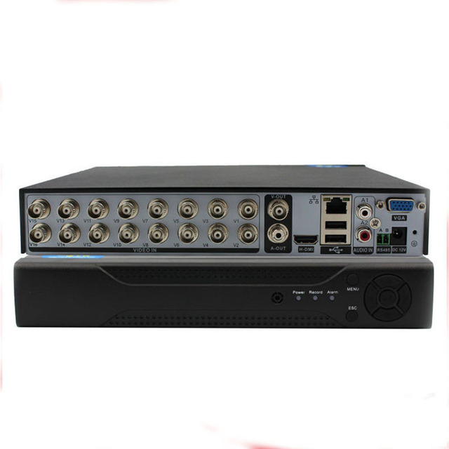 16 Channel Cctv Hybrid 5-in-1 Dvr (5.0mp TVI+CVI+AHD+Analog ) Cms System 16ch Disk Surveillance Video Recorder