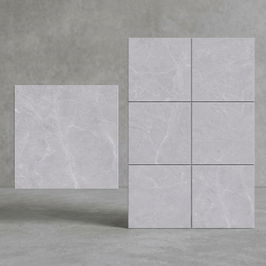 Carreaux de porcelaine émaillée Neptune Bianco 800x800mm, effet marbre blanc, pour revêtements de sol modernes - Product Image 6