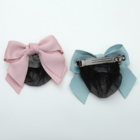 Accessoires capillaires pour le lieu de travail : Filets à cheveux pour hôtesse de l'air et infirmières, Nœuds en coton doux, Vente en gros d'accessoires capillaires pour frac