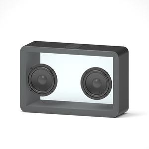 Caja de música acrílico transparente Bluetooth altavoz bajo inalámbrico Bluetooth altavoces de techo fiesta en casa Retro <span class=keywords><strong>Radio</strong></span> grande - Product Image 2