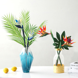 Décoration d'intérieur : Fleurs artificielles d'oiseau de <span class=keywords><strong>paradis</strong></span>, plantes en plastique réalistes au toucher naturel pour la remise des diplômes - Product Image 2