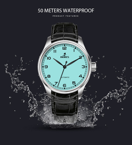 Lujo nh35 Etiqueta Privada logotipo personalizado reloj hombres automático impermeable reloj mecánico esqueleto relojes de pulsera - Product Image 5
