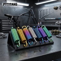 Pegas Tegangan Titanium 3*86 GR5 Berkualitas Tinggi, Ringan, Anti-Karat, Elastisitas Tinggi untuk Sepeda Motor oleh PYTITANS