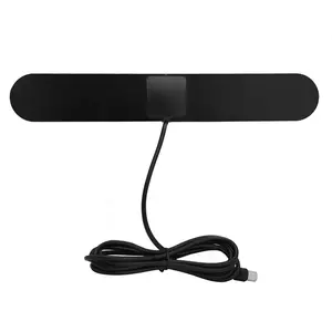 High Gain Digital Indoor TV Antenna Strong Signal UHF VHF HDTV Aerial Antenna Adapter