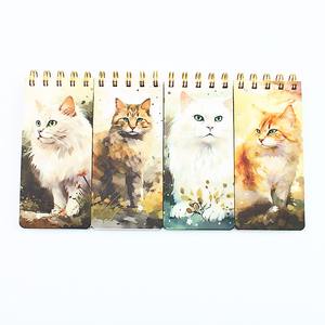 Carnet à spirales minimaliste de style InS à feuillets retournés vers le haut, 100 feuilles, mini, portable, de poche, pour étudiants, dessin, vente en gros d'usine - Product Image 4