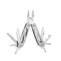 Multiherramienta para exteriores con diseño de mango hueco 13 en 1 con alicates, destornilladores de hoja