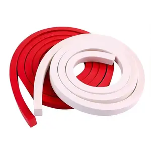 Custom Foam Rubber Silicone Seal Solid Extrusion Heater Peu Shape Oven Door Profile Weather Strip Window Seal Gasket