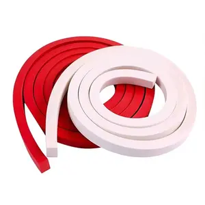 Custom Foam Rubber Siliconen Afdichting Massieve Extrusie Kachel Peu Vorm Oven Deur Profiel Weerstrip Raamafdichting Pakking