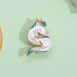 Stock personnalisé cadeaux promotionnels chauds placage couleur personnalisé mignon conception dessin animé métal émail broche pour la corée du sud Studio <span class=keywords><strong>Ghibli</strong></span> - Product Image 2