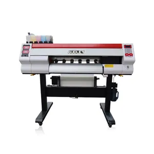 Impressão digital de tinta de inkjet, rolo de impressão de tinta branca sem corte, impressora dtf de filme para máquinas de impressão de camiseta com f1018 xp600