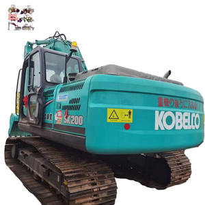 Pelle hydraulique Kobelco SK200D d'origine japonaise de 20 tonnes SK 200 de haute qualité, travail prêt à l'emploi, pompe de boîte de vitesses avec moteur - Product Image 1