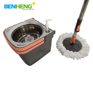 <span class=keywords><strong>2025</strong></span> mới lau và xô với vắt đặt cho nhà, 360 ° xoay lau với đôi xô hệ thống - Product Image 4