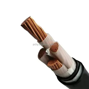 XLPE Low Voltage 4 Core Copper Cable Armored Underground 0.6/1kV YJV Power Cable