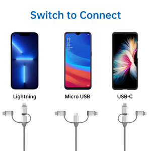 Cable USB 3 en 1 de Carga Rápida, Compatible con USB Tipo-C, <span class=keywords><strong>Cargador</strong></span> de 5V para Teléfono Móvil - Product Image 3