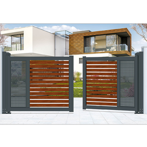 Système automatique de <span class=keywords><strong>portail</strong></span> <span class=keywords><strong>coulissant</strong></span> rétractable en aluminium moderne pour villa, jardin <span class=keywords><strong>et</strong></span> cour - Product Image 3