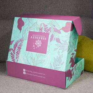 Caja de correo corrugado reciclable impresa personalizada Logo Embalaje de envío Caja de papel Embalaje de regalo para pequeñas empresas - Product Image 2