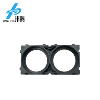 Boîte à batterie personnalisée Bangteng ABS+PC/ABS, support de batterie au lithium 40130/40135, supports de cellules 2P, certifié CE/ISO, BMS inclus, noir