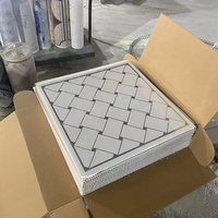 Usine matériaux de construction de qualité supérieure panneau de plafond en pvc blanc carreaux de plafond 60x60 panneau en pvc pour la décoration de la maison
