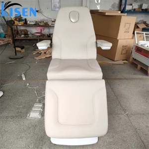 Lit de massage KISEN de haute qualité, dernier modèle, avec 3 moteurs, pour salon de beauté, fauteuil de massage, lit de beauté électrique réglable - Product Image 1