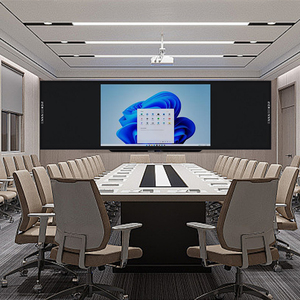 <span class=keywords><strong>Pizarra</strong></span> Interactiva Inteligente de 75/85/86/98 Pulgadas Todo en Uno 4K UHD Multitáctil Antideslumbrante para Aula, Compatible con OPS, Sistema Operativo Dual, CPU Intel - Product Image 1