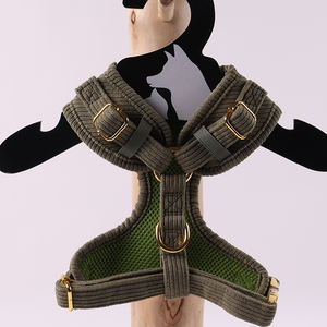 Kalung leher tali pengikat anjing, bahan korduroi liburan lucu 6 buah/Set - Product Image 3