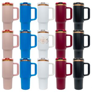 Vaso Térmico de Acero Inoxidable de 40oz con Tapa Antiderrames y Pajita Abatible, Listo para Enviar - Product Image 1