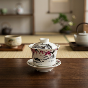 Tasse à thé en céramique taïwanaise exquise Shin Tai Yuan, impression par transfert d'eau, style chinois rétro, coffret cadeau d'affaires - Product Image 3
