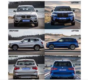 Ajuste para <span class=keywords><strong>BMW</strong></span> X3 F25 actualización 2024 X3M F97 LCI G01 G08 Kit de carrocería modificado actualización Faro y lámpara de parada - Product Image 2