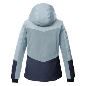 Veste de ski déperlante pour <span class=keywords><strong>fille</strong></span> personnalisée <span class=keywords><strong>manteau</strong></span> de snowboard imperméable et respirant à capuche et fermeture à glissière coupe-vent grande taille - Product Image 2