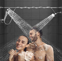 Douche double haute pression 2026 pour deux personnes, système de douche à deux têtes pour couples