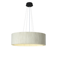 Chine usine en gros PET moderne fibre recyclée matériau acoustique barre d'absorption acoustique éclairage bureau suspension lampe