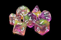 Jouets portables, jeu de dés personnalisés avec paillettes, en acrylique, pour les jeux de rôle Dungeons and Dragons, jeu de dés pour jeux de société