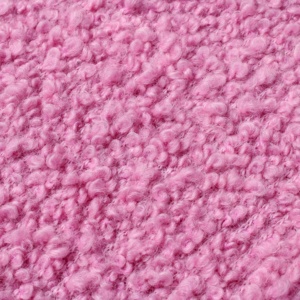 Tissu en laine bouclée rose doux et de haute qualité, mélange polyester, pour manteau, pull, veste - Échantillon gratuit d'usine en gros (26/27) - Product Image 4