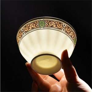 Hot Sale 60 Pcs Traditional Western Royal Gold Relief Home Hold Ceramic <b>Dinnerware</b> Sets - Product Image 2
