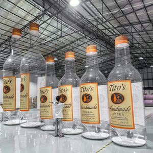 Bottiglia Gonfiabile Trasparente Personalizzata per Vino o Acqua, Gigante in PVC per Pubblicità e Promozione del Marchio - Product Image 4