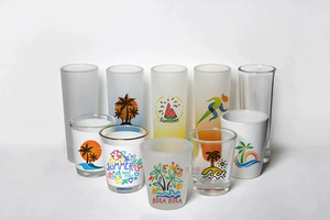 Verre à vin givré populaire de 2 oz pour sublimation avec logo personnalisé, style classique, cadeau de mariage - Product Image 6