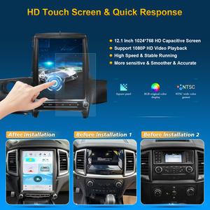 วิทยุติดรถยนต์ ระบบอิเล็กทรอนิกส์ในรถยนต์ เครื่องเสียงติดรถยนต์ ระบบแอนดรอยด์ พร้อมหน้าจอ Carplay ขนาด 12.1 นิ้ว สำหรับรถยนต์ฟอร์ด เรนเจอร์ ปี 2015 เอเวอเรสต์ ปี 2016 ระบบปรับอากาศแบบธรรมดา - Product Image 2