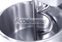 Mélangeur planétaire commercial pour aliments, gâteaux et pâtes Foodsense 10L 15L 20L 30L 40L 50L 60L 80L 100L avec acier inoxydable