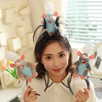 Mignon Cuisine Souris En Peluche Jouet Porte-clés et Sac Inspiré Du Visage Lavage Bandeau Épingle À Cheveux Accessoires De Cheveux Filles Cadeau pour Le Commerce De Gros