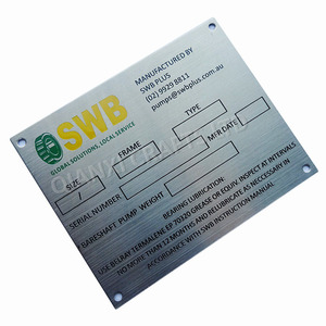 Gravura De Aço Inoxidável De Alumínio Impressão UV Tela De Seda Impressão Offset Etiquetas De Placa De Identidade De Metal Levantada Placa De Logotipo De Metal - Product Image 3