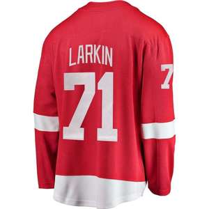 Của nam giới Đỏ 71 Dylan larkin 53 Moritz seider 9 gordie howe 88 Patrick Kane 23 Lucas <span class=keywords><strong>Raymond</strong></span> Khâu Thêu Ice Hockey Jersey - Product Image 2